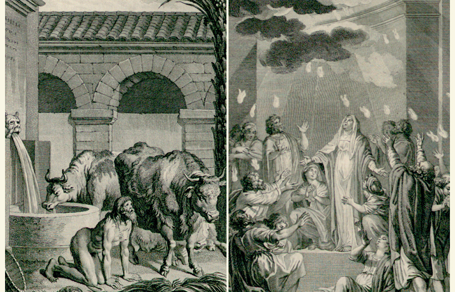 Bible de Sacy - Old French Illustrated Holy Bible vol 6-12 - Port